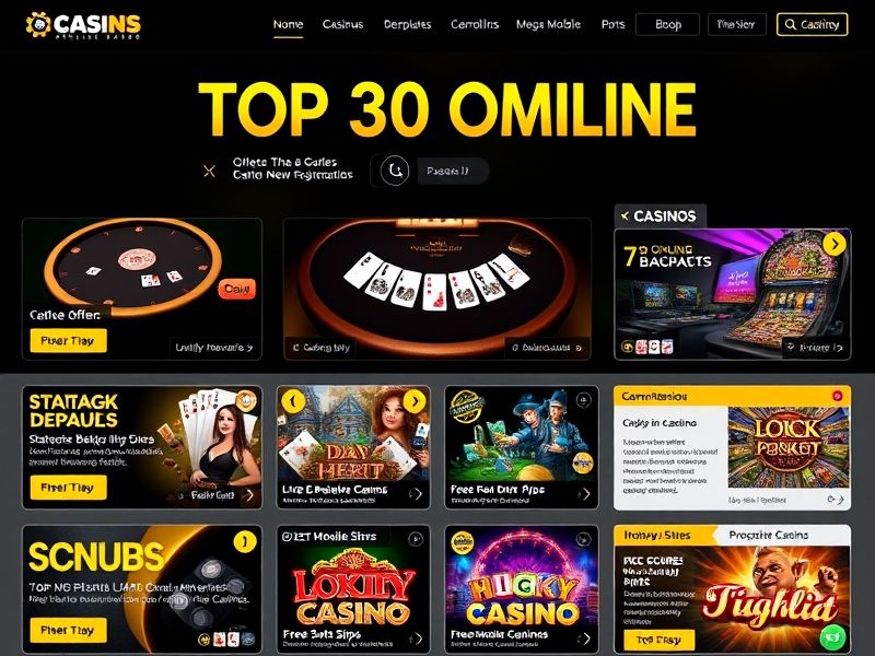Explore the top 30 online casinos ranked for games, bonuses, and security. Find expert reviews, real money gaming options, and guides for UK and global players.